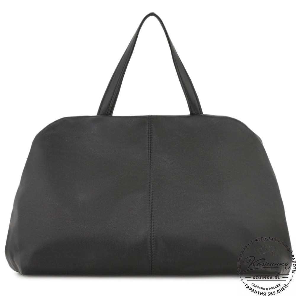 Женская кожаная сумка "Испания" (черная)