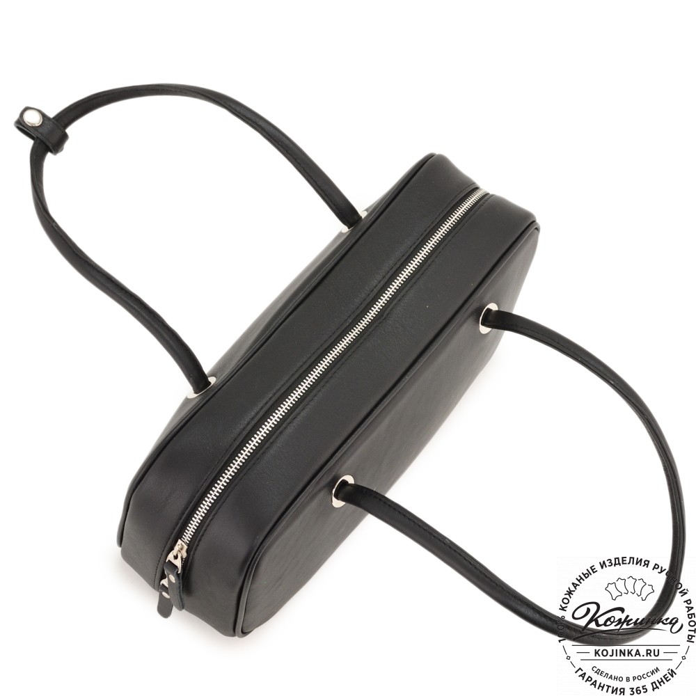 Женская кожаная сумка "Тамань" (черный)