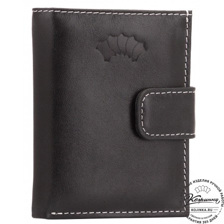 Кожаное портмоне "Германия" (чёрное)