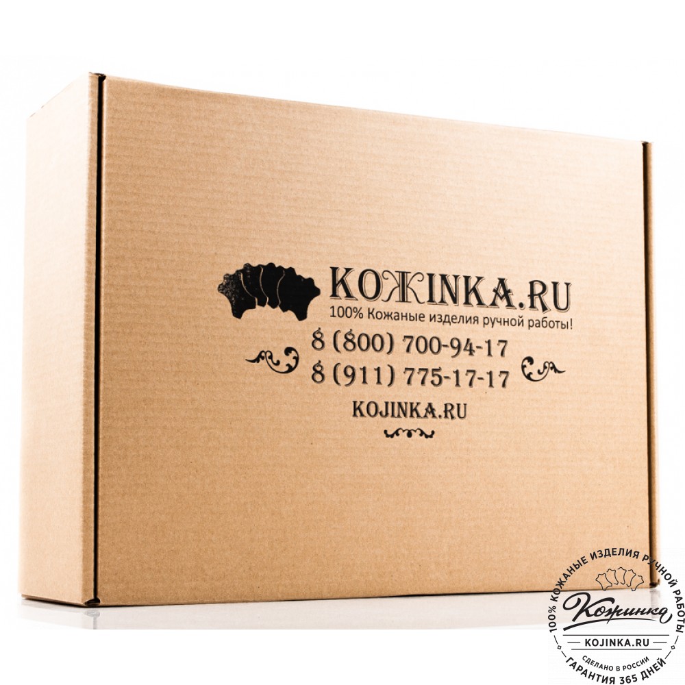 Кожаная  сумка "Виктория" (красная с синим)