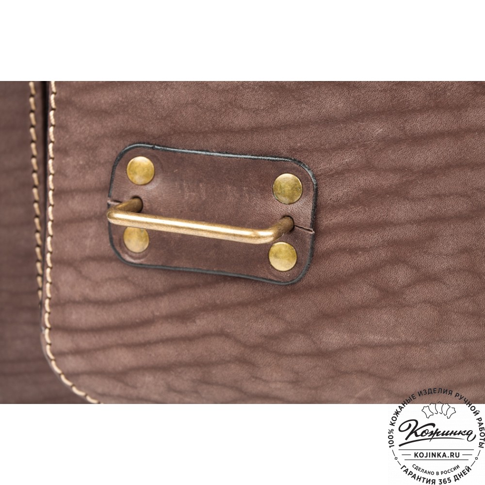 Кожаный портфель "Француз" (коричневый)