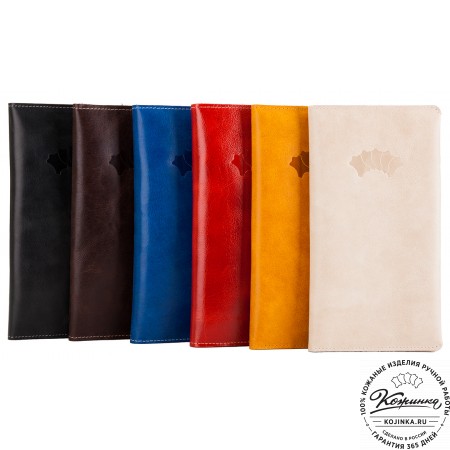 Кожаное портмоне Санкт-Петербург (малина)